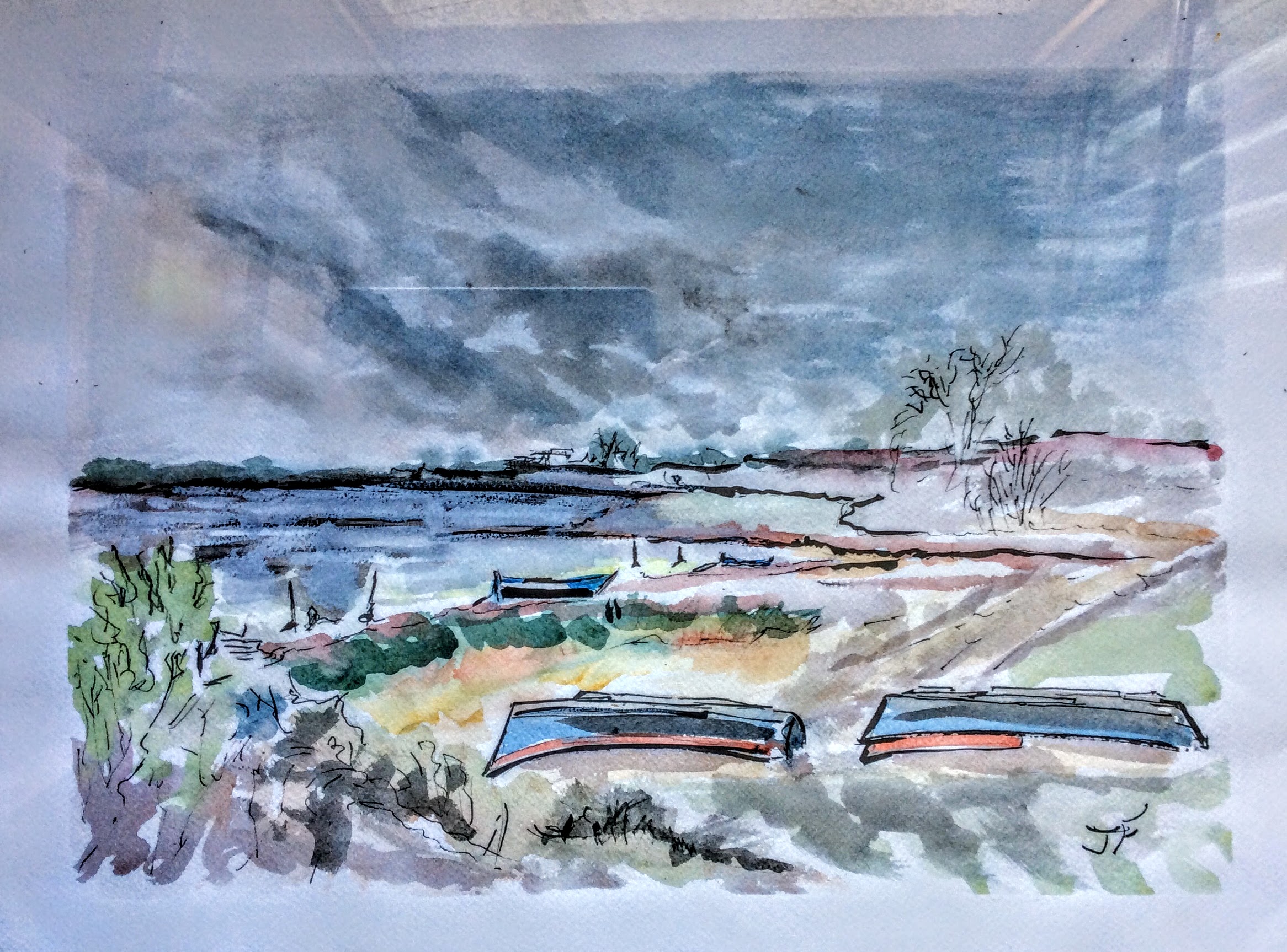 Ancienne aquarelle