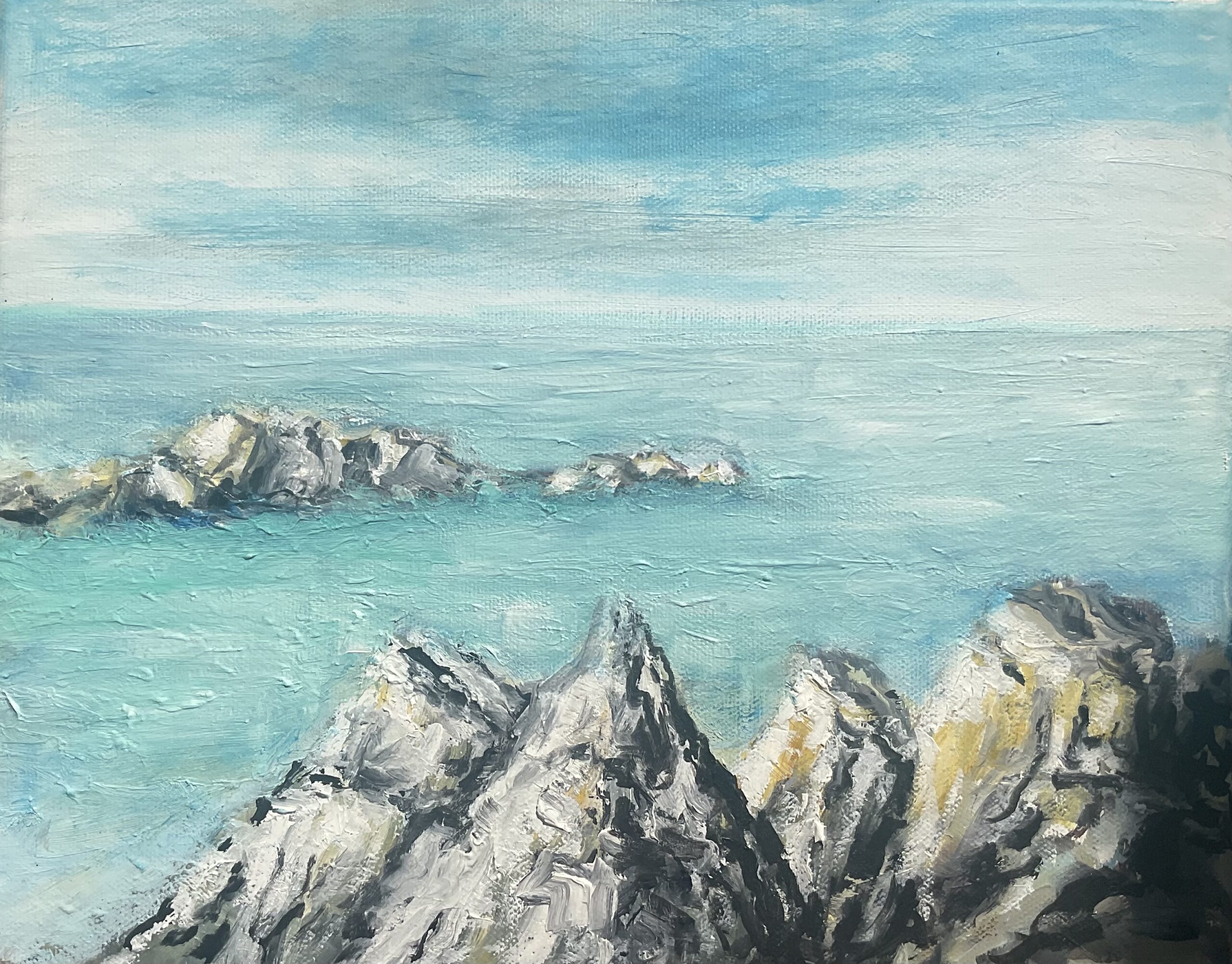 Retouche de ce tableau « le pouliguen »